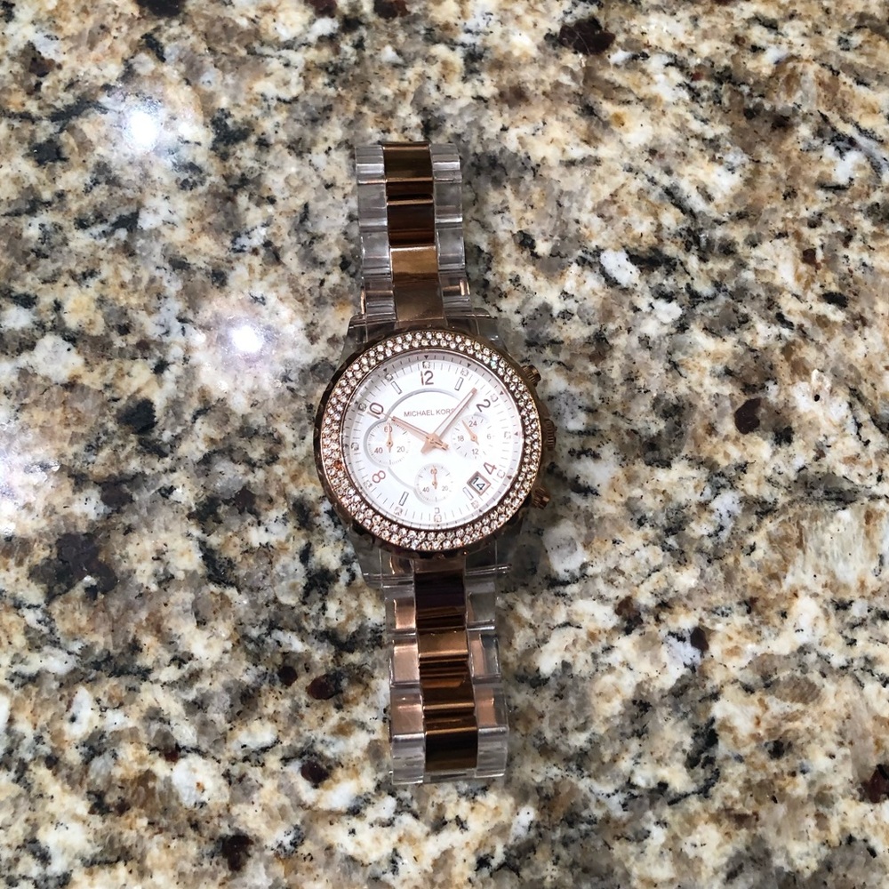 Michael Kors rose gold watch